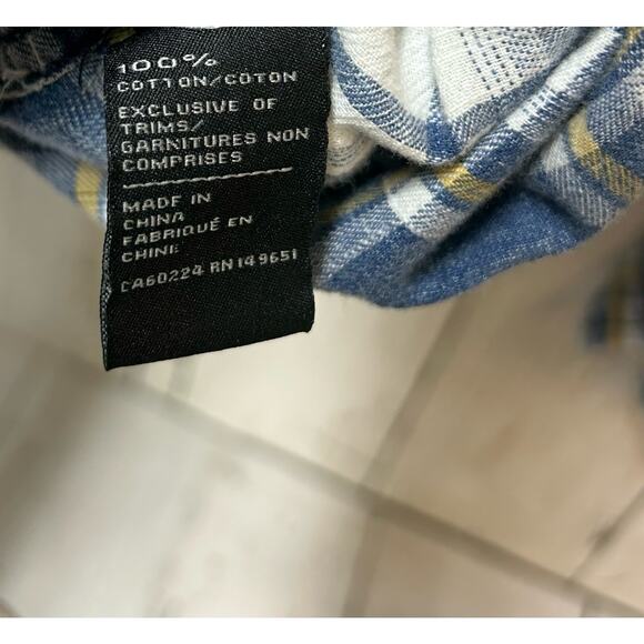 Buffalo Jean's Long Sleeve Button's Down‎ Collared Shirt Plaid  Men's Size Large - Picture 7 of 8